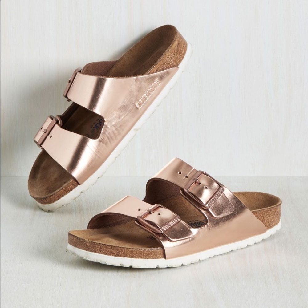 Birkenstock Arizona Sandal Rose Gold Cooper
